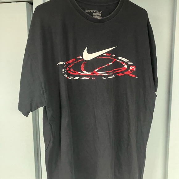 Y2k nike basketball galaxy jordan bulls themed shirt nba swoosh tee size 2XL XXL - Picture 11 of 11